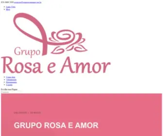 Gruporosaeamor.org.br(Grupo Rosa e Amor) Screenshot