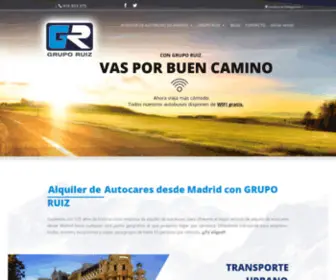 Gruporuiz.com(Empresa de Alquiler de Autobuses en Madrid) Screenshot