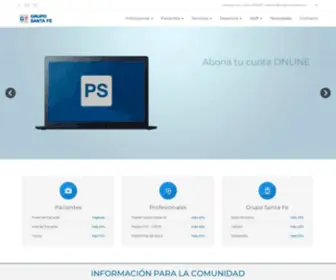 Gruposantafe.com.ar(Grupo Santa Fe) Screenshot