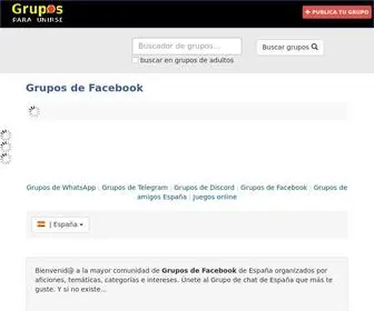 Gruposdeface.com(Grupos de Facebook) Screenshot