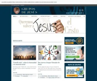 Gruposdejesus.com(Grupos de Jesús) Screenshot
