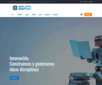 Gruposepom.com.mx(Grupo SEPOM S.A) Screenshot