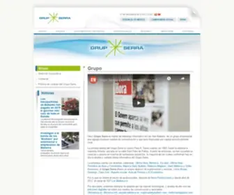 Gruposerra.com(Grupo Serra) Screenshot