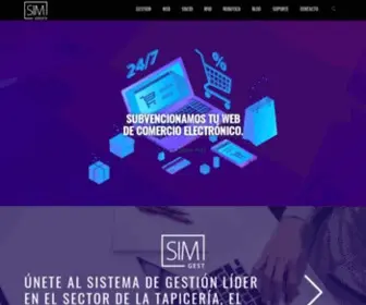 Gruposim.eu(Soluciones informáticas y tecnológicas para empresas) Screenshot