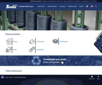 Gruposimec.com.br(Grupo SIMEC) Screenshot