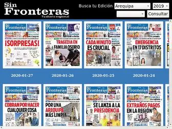 Gruposinfronteras.pe(Diario Sin Fronteras) Screenshot