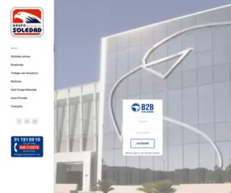 Gruposoledad.com(Industria Distribuidora de Neumáticos y Caucho) Screenshot
