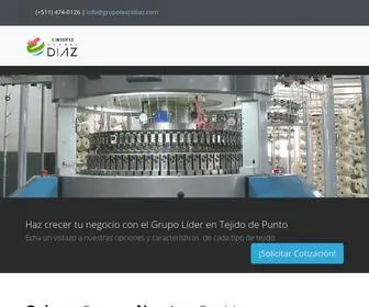 Grupotextildiaz.com(Empresa establecida en Lima) Screenshot