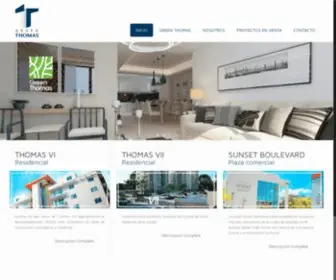 Grupothomas.com(Constructora Grupo Thomas) Screenshot