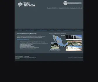 Grupoticonsa.com.mx(Ticonsa Home) Screenshot