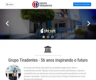 Grupotiradentes.com(Grupo Tiradentes) Screenshot