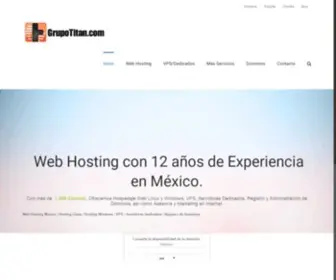Grupotitan.com(Web Hosting M) Screenshot