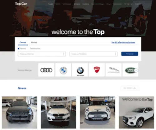 Grupotopcar.com.br(BMW, MINI, Motorrad, Land Rover, Jaguar, Audi e Ducati) Screenshot