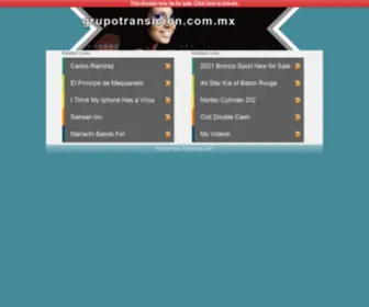 Grupotransicion.com.mx(Dit domein kan te koop zijn) Screenshot