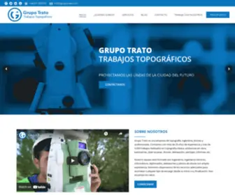 Grupotrato.com(Topografía e ingeniería) Screenshot