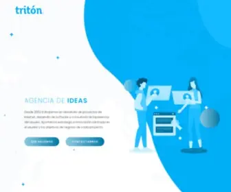 Grupotriton.com(Tritón) Screenshot