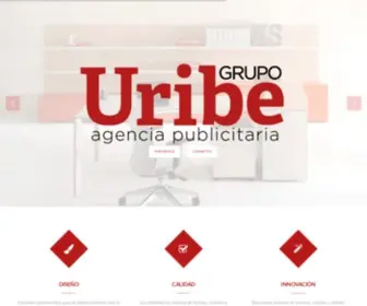 Grupouribe.com.ec(Agencia Publicitaria) Screenshot