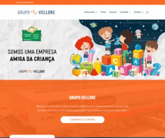 Grupovellore.com.br(Grupo Vellore) Screenshot