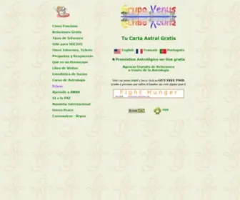 Grupovenus.com(Tu Carta Astral Gratis en Grupo Venus. Astrología) Screenshot