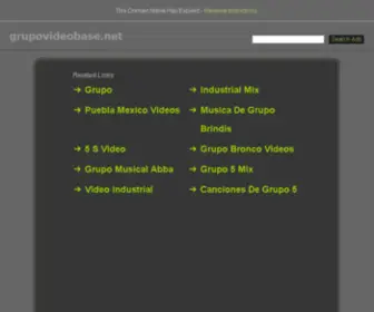 Grupovideobase.net(Grupovideobase) Screenshot