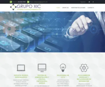 Grupoxic.com(Grupo XIC) Screenshot