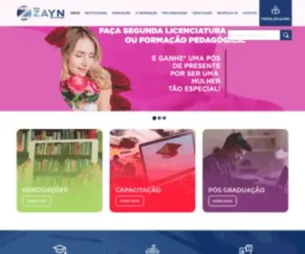 Grupozayneducacional.com.br(Grupo Zayn Educacional) Screenshot