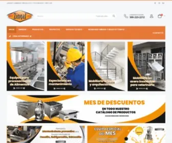 Grupozingal.co(Diseñamos y fabricamos equipos para cocinas industriales) Screenshot