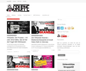 Gruppe42.com(Das Neuland Portal) Screenshot