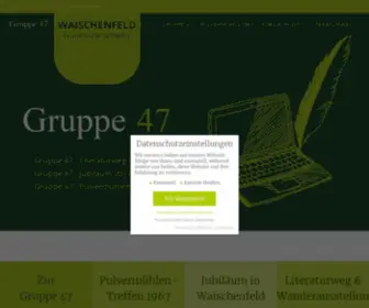 Gruppe47.de(Literaturweg) Screenshot