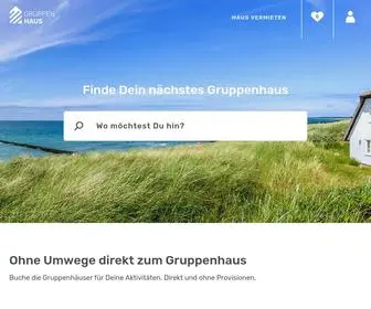 Gruppenhaus.de(Seminarhäuser) Screenshot