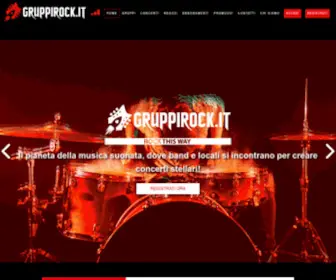 Gruppirock.it(Gruppi rock italiani) Screenshot