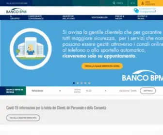 Gruppobpm.it(Gruppo Banco BPM) Screenshot