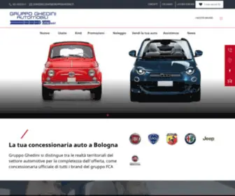 Gruppoghedini.it(Concessionaria e service ufficiale FCA a Bologna) Screenshot