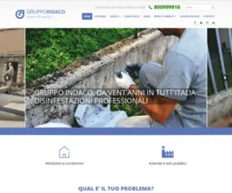 Gruppoindaco.com(Risolviamo il problema degli Infestanti) Screenshot