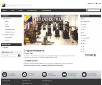 Gruppoindustrial.com(Muletti usati da fine leasing e fine noleggi) Screenshot