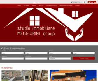 Gruppomeggiorini.it(Studio immobiliare meggiorini group) Screenshot