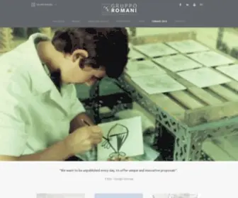 Grupporomanispa.com(Gruppo Romani) Screenshot