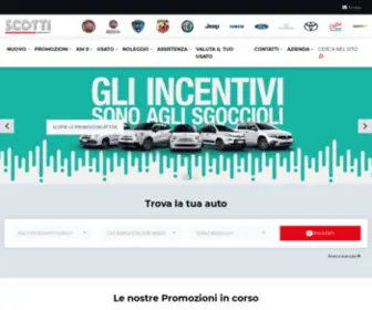 Grupposcotti.it(Gruppo Scotti Concessionaria Fiat) Screenshot