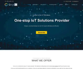 Grus.io(Top Rated IoT Solutions Provider & Development Company) Screenshot