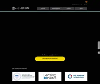 Gruschwitz.com(Gruschwitz Textilwerke AG) Screenshot