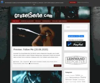 Gruselseite.com(News) Screenshot