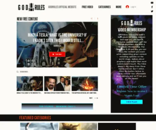 Grvideos.com(Godrules Official Website) Screenshot