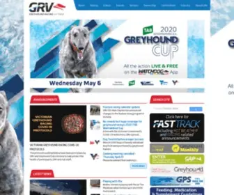 GRV.org.au(Greyhound Racing Victoria) Screenshot