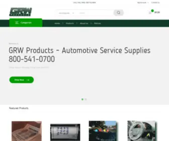 GRW-Products.com(GRW Products) Screenshot