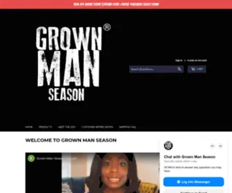 GRWnmanseason.com(Grown Man Season) Screenshot