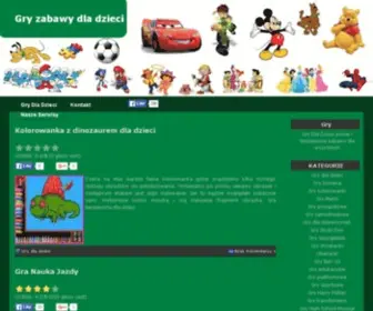 GRY-Dla-Dzieci.pl(Gry dla dzieci i zabawy online) Screenshot