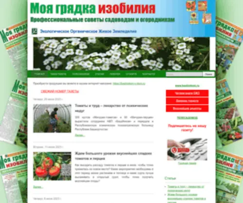 Gryadkaojz.ru(Моя грядка изобилия) Screenshot