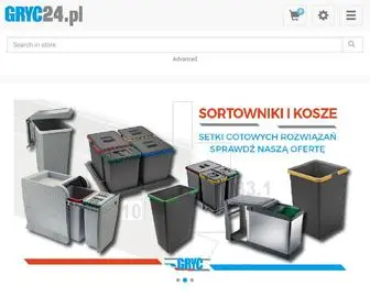 GRYC24.pl(Sklep z okuciami i akcesoriami meblowymi online) Screenshot