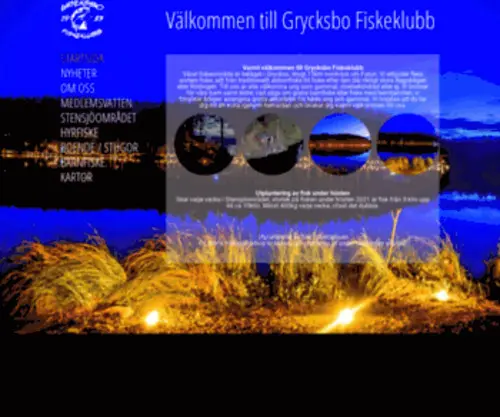 GRYCKsbofiskeklubb.se(Grycksbo Fiskeklubb) Screenshot