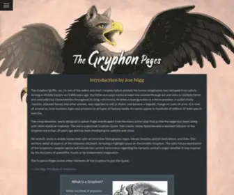 GRYphonpages.com(The gryphon pages) Screenshot